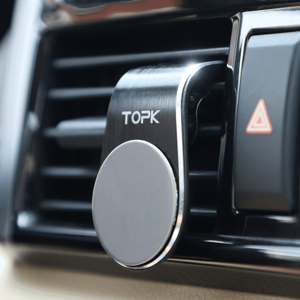 Автомобильный магнитный держатель телефона TOPK D11 с креплением на вентиляционную решетку