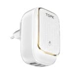 Сетевое зарядное устройство TOPK B312 LED Auto-ID 17W 3xUSB