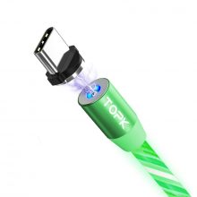 Светящийся магнитный USB кабель TOPK AM67
