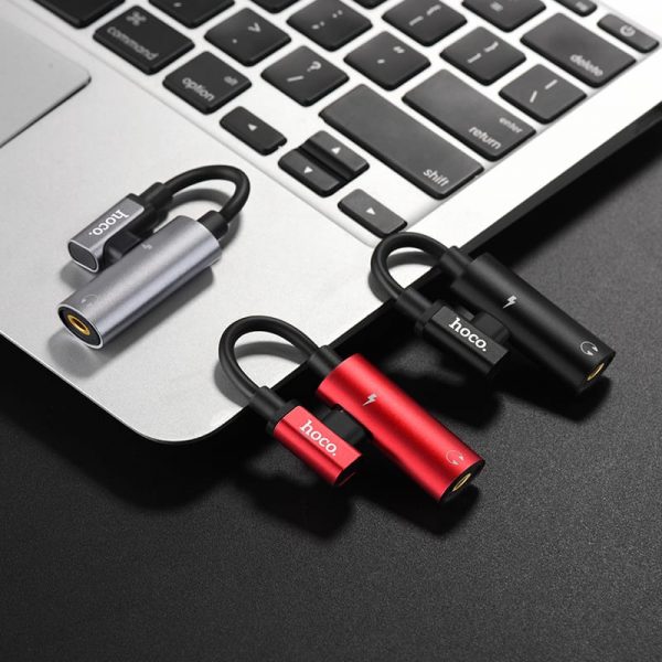 Переходник Hoco LS19 USB Type-C 3.5мм аудио конвертер