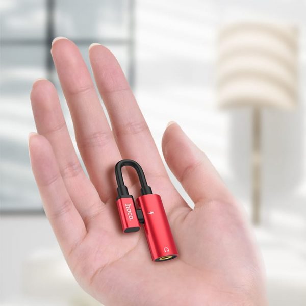 Переходник Hoco LS19 USB Type-C 3.5мм аудио конвертер