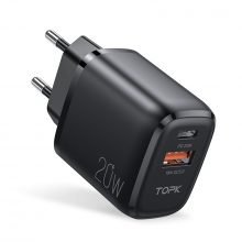 Сетевое зарядное устройство TOPK B210P 20W QC3/PD
