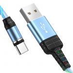 Светящийся магнитный USB кабель Hoco U90