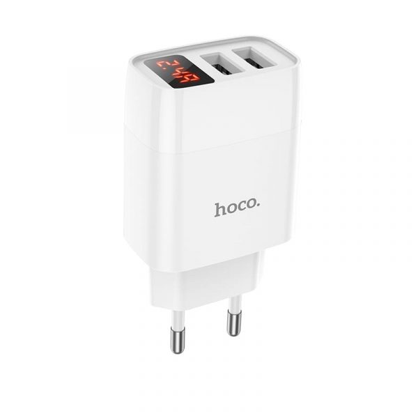 Сетевое зарядное устройство Hoco C86A 12W 2xUSB