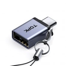 Адаптер OTG USB 3.0 Type-C TOPK AT06