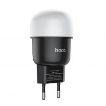 Сетевое зарядное ночник Hoco C87A 12W 2xUSB