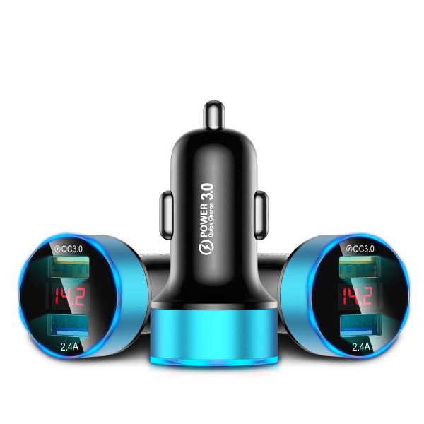 Автомобильное зарядное USLION UD2559 30W 2xUSB