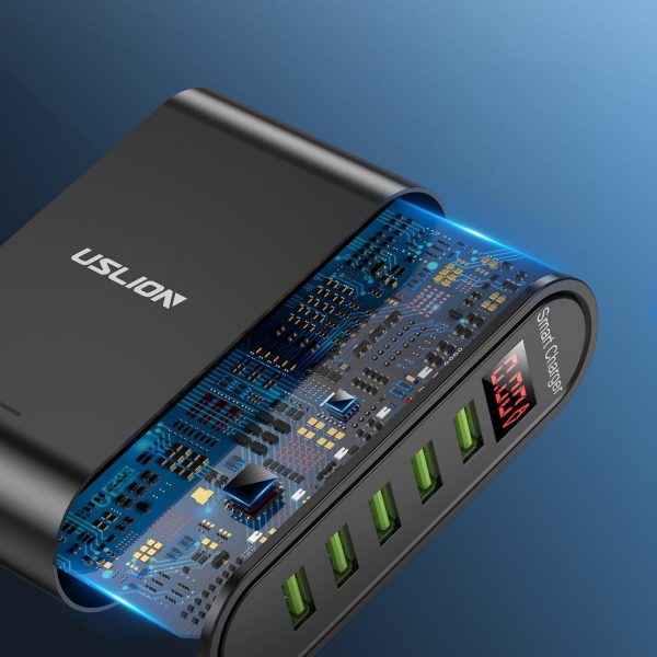 Сетевое зарядное устройство USLION US0148 5xUSB