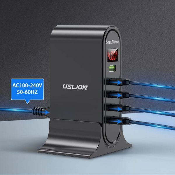 Сетевое зарядное устройство USLION US0148 5xUSB