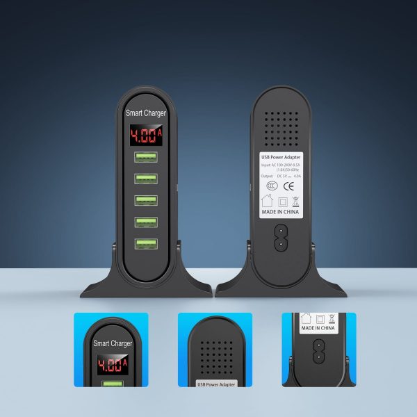 Сетевое зарядное устройство USLION US0148 5xUSB
