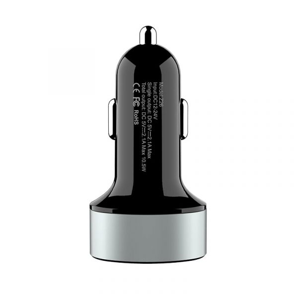 Автомобильное зарядное Hoco Z26 10.5W 2xUSB