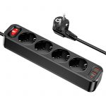 Сетевой удлинитель NS1 "Aura", 4 розетки, 3хUSB порта, PD20W
