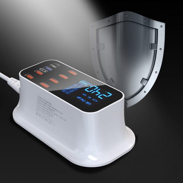 Сетевое зарядное устройство USLION US0112 8xUSB