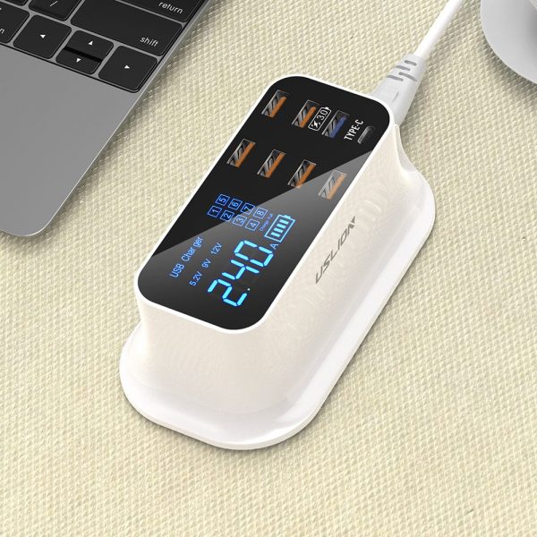 Сетевое зарядное устройство USLION US0112 8xUSB