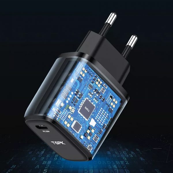 Сетевое зарядное устройство TOPK B110P 20W PD3