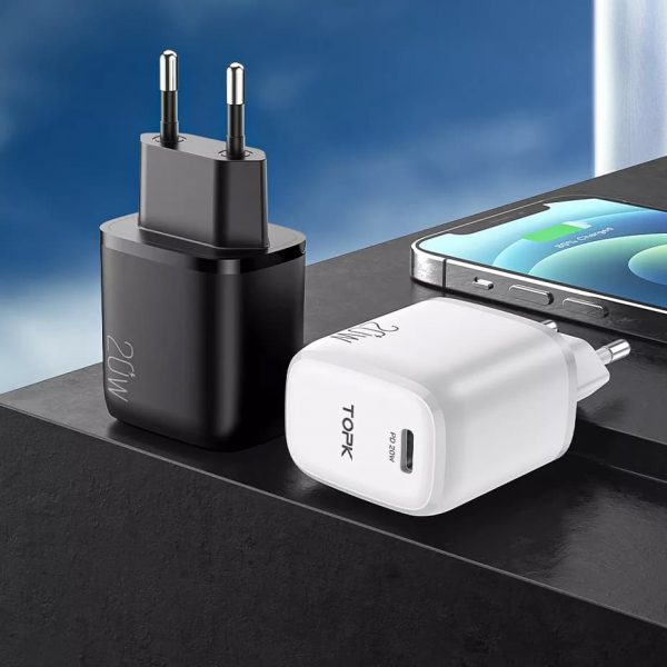 Сетевое зарядное устройство TOPK B110P 20W PD3