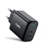 Сетевое зарядное устройство TOPK B15-C2 40W