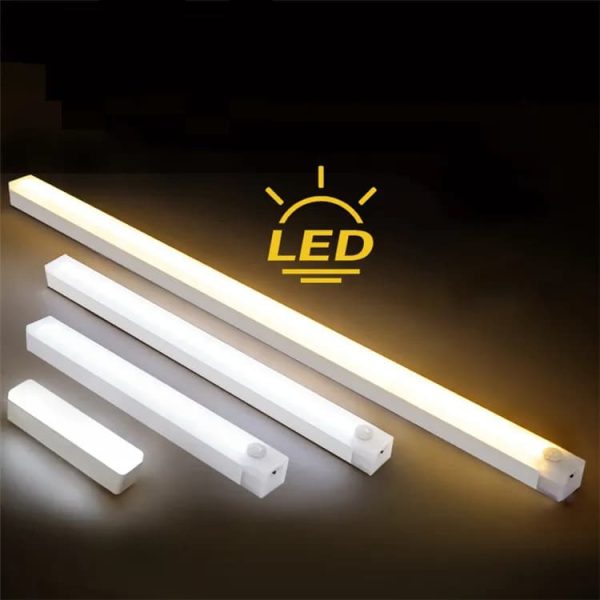 Перезаряжаемый LED светильник с датчиком движения