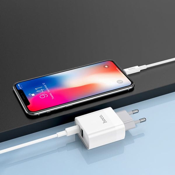 Сетевое зарядное устройство Hoco C80A "Rapido" 20W QC3/PD
