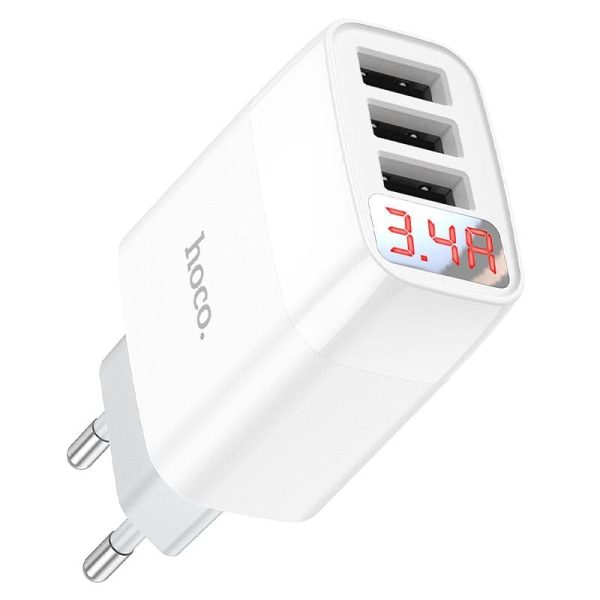 Сетевое зарядное устройство Hoco C93A 17W 3xUSB