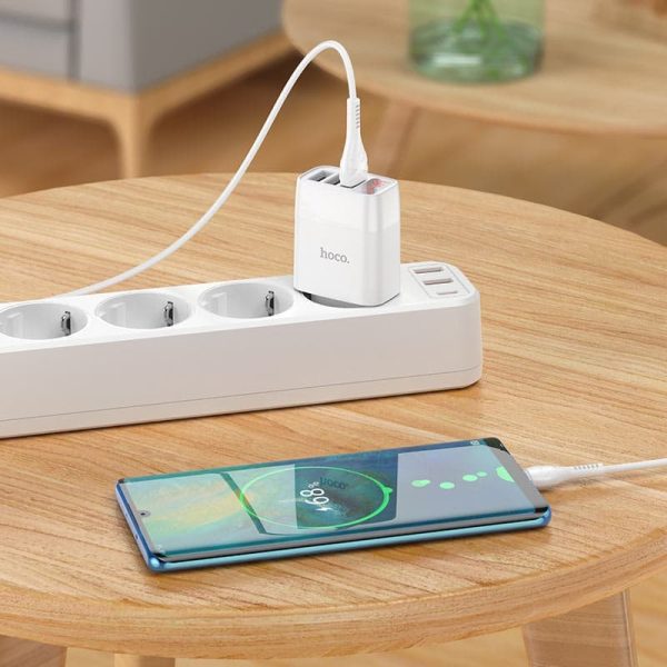 Сетевое зарядное устройство Hoco C93A 17W 3xUSB