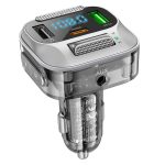 Bluetooth FM трансмиттер Hoco E75, 2USB/Type-C, AUX, 30W, PD/QC