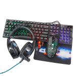 Игровой комплект 4в1 Hoco DI54 клавиатура, мышь, наушники, коврик