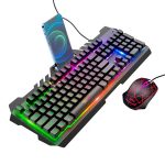 Игровая светящаяся клавиатура+мышь Hoco DI16